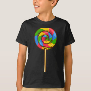 Lollipop Rainbow Sucker Candy Halloween Costume T-Shirt