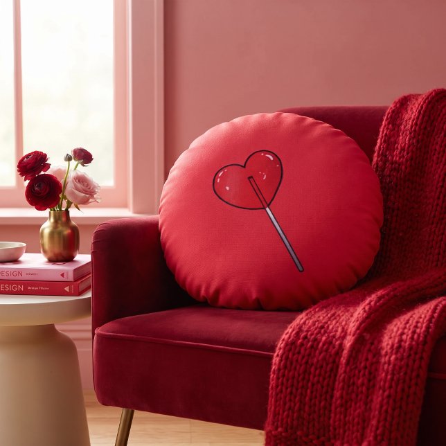 Lollipop Round Pillow (Creator Uploaded)