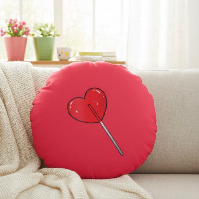 Lollipop Round Pillow (Creator Uploaded)