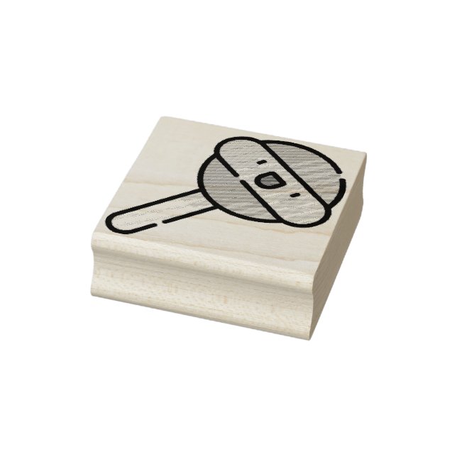 Lollipop Rubber Stamp (Stamp)