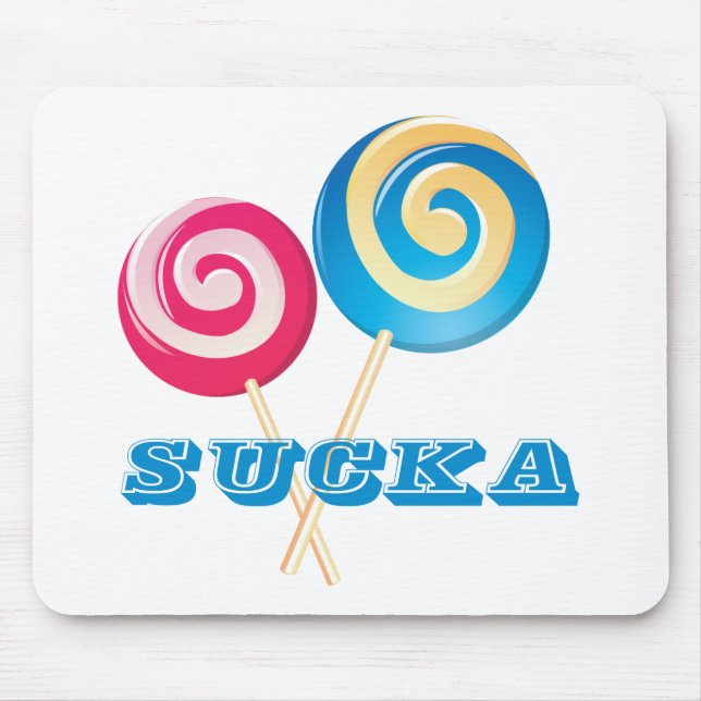 Lollipop Sucka Mouse Pad (Front)