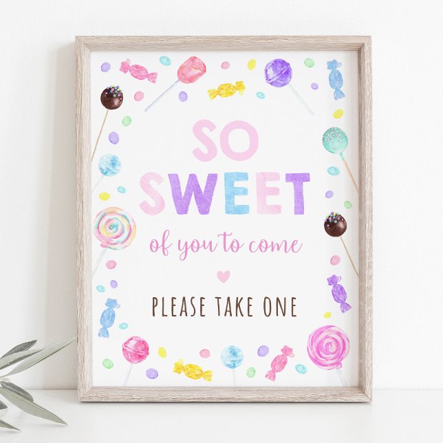 Lollipop Sweet Shop Birthday Treat Sign (Creator Uploaded)