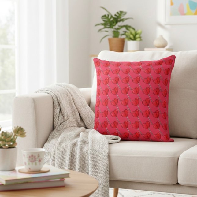 Lollipop Throw Pillow (Creator Uploaded)
