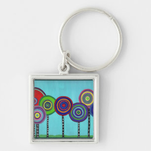 Lollipop Trees Key Ring
