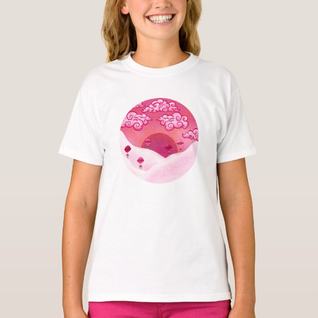 Lollipops and pretty clouds T-Shirt (Front)