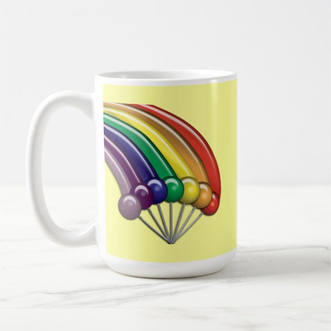 Lollipops and Rainbows Customisable Mugs (Left)