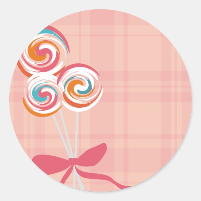lollipops candy maker baking kitchen gift tag stic (Front)