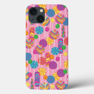 Lollipops Candy Pattern iPhone 13 Case