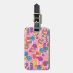 Lollipops Candy Pattern Luggage Tag