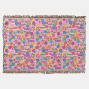 Lollipops Candy Pattern Throw Blanket