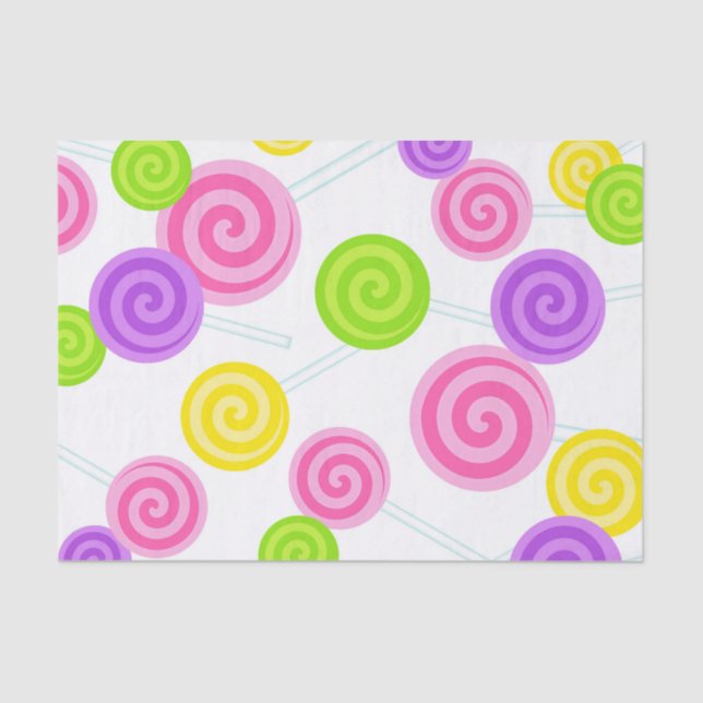 Lollipops Tissue Paper (Front)