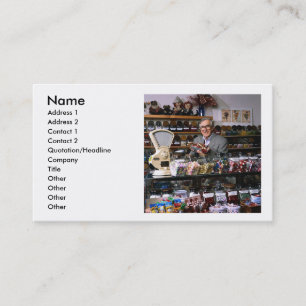 Lolly Shop Business Card