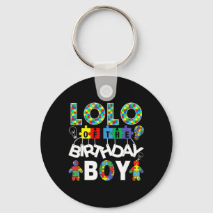 Lolo of The Bday Boy Autism Awareness Puzzle ece Key Ring
