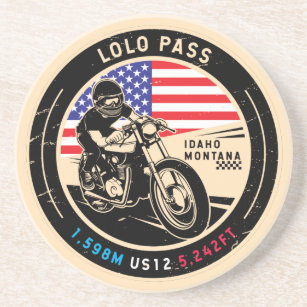 Lolo Pass Idaho Motorcycle Coaster