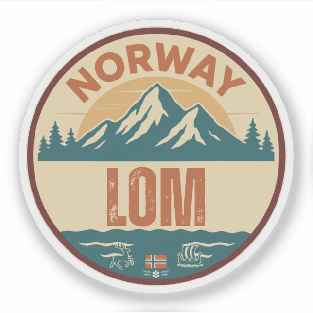 Lom, Norge Norway (Front)