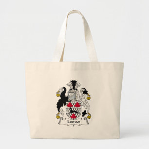Lomax Family Crest Large Tote Bag