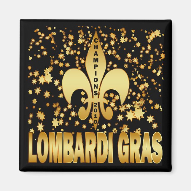 LOMBARDI GRAS MAGNET (Front)