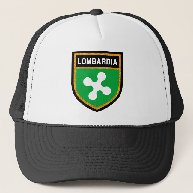 Lombardia Flag Trucker Hat (Front)
