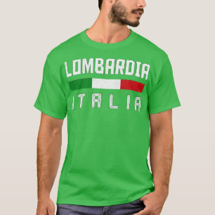 Lombardia Italia Italy Typography Design T-Shirt