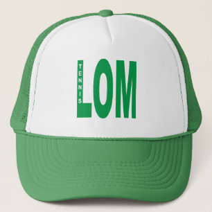 LOMBARDIA TENNIS White/Green Trucker Cap