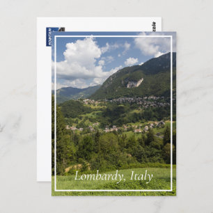 Lombardy Mountains Landscape, Italy Postcard