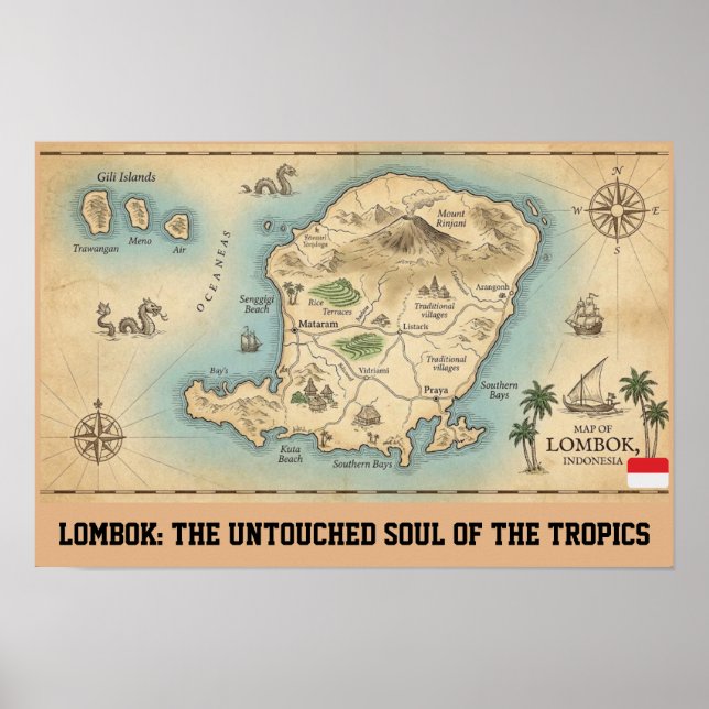 Lombok: The Untouched Soul of the Tropics Poster (Front)