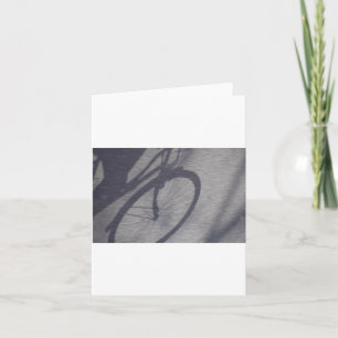 L'ombre de la bicyclette Card