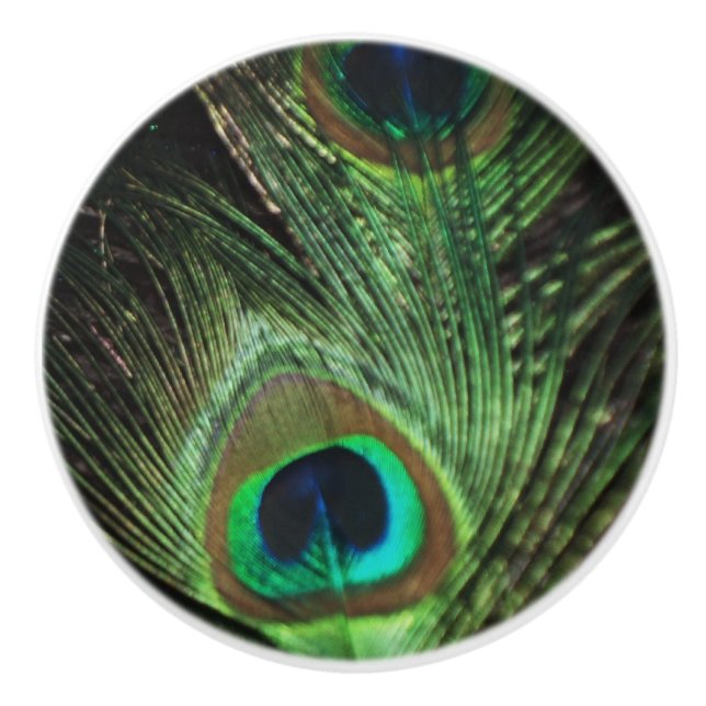 Lomo Pecock Ceramic Knob (Front)