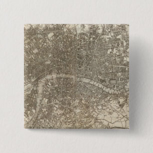 London 15 Cm Square Badge