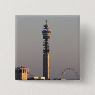 London 15 Cm Square Badge