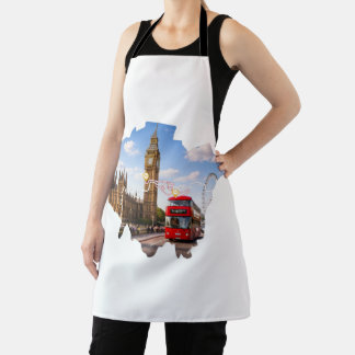 London 26.2 Marathoner Course Map Apron