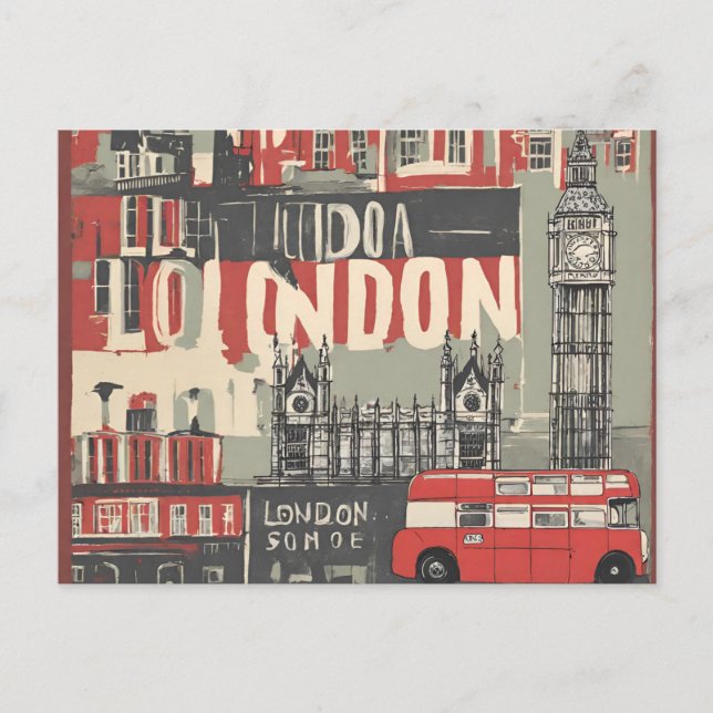 London (4) postcard (Front)