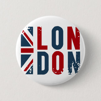 London 6 Cm Round Badge