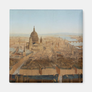 London: a bird's eye view of St. Paul's and the Ri Magnet