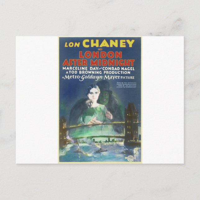 LONDON AFTER MIDNIGHT by Philip J. Riley Postcard (Front)