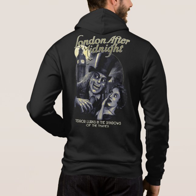 London After Midnight Classic Horror Hoodie (Back)