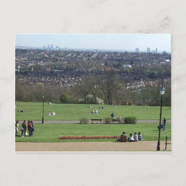 London Alexandra Palace Park Postcard (Front)