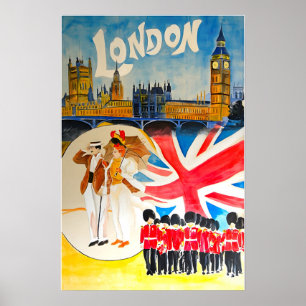 London Art England Travel Poster UK Print English 