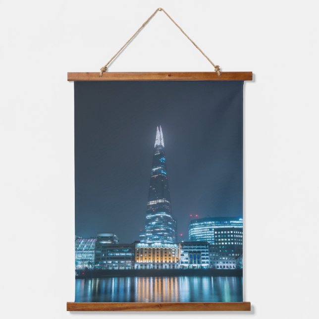 London at night hanging tapestry (Front)
