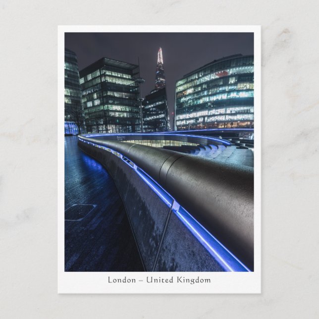 London at Night Postcard (Front)