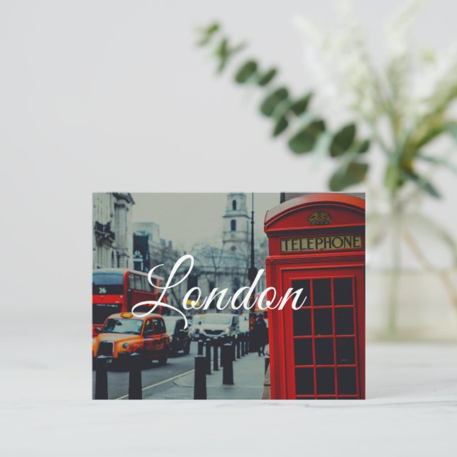 London Attraction Photo postcard (Standing Front)