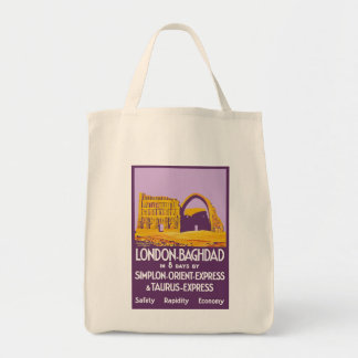 London - Baghdad Orient Express Tote Bag
