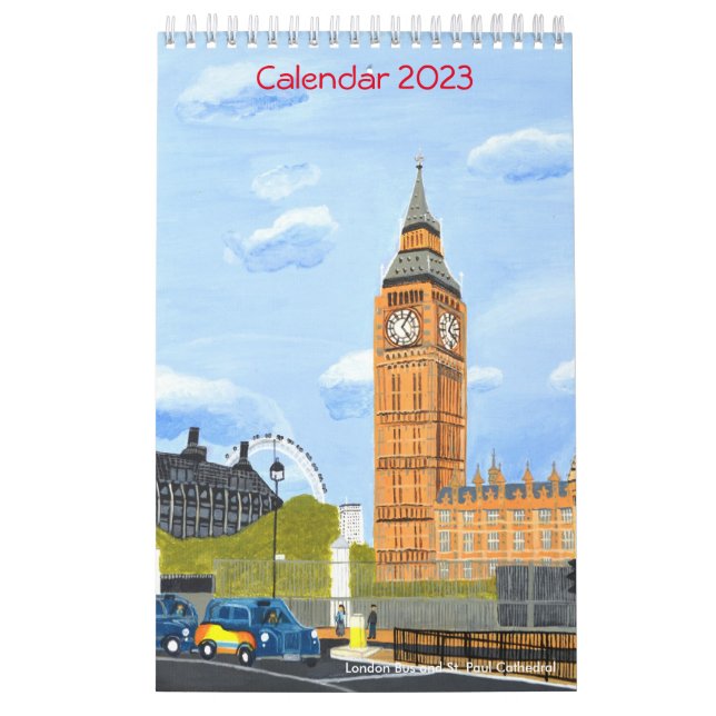 London Big Ben Calendar 2023 (3)  (Cover)