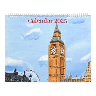 London Big Ben Calendar 2025 