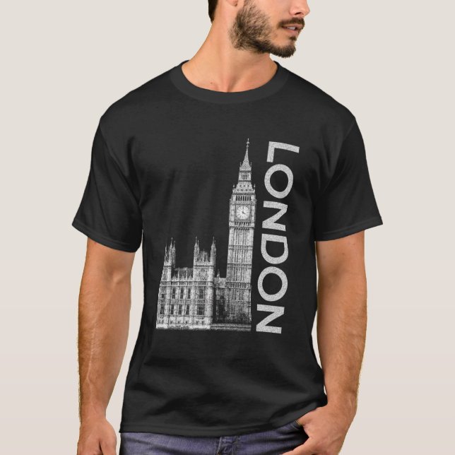London Big Ben Hoodie For Women Men T-Shirt (Front)