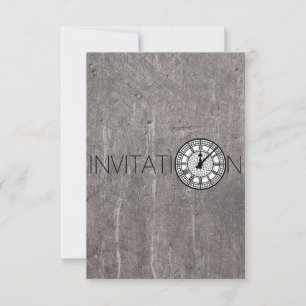 London Big Ben Invitation Conceptual