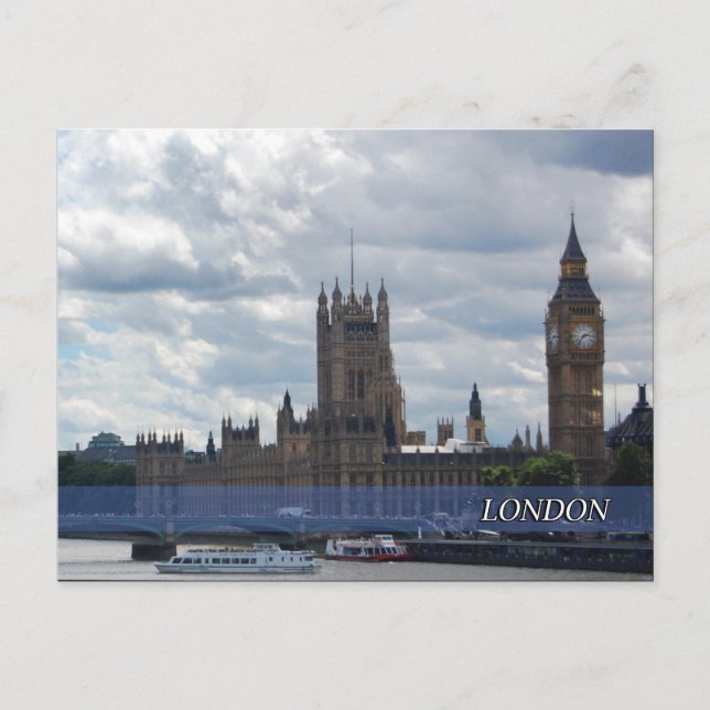 London Big Ben Post Card (Front)