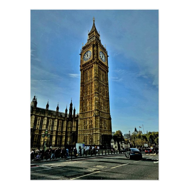 London Big Ben Poster (Front)