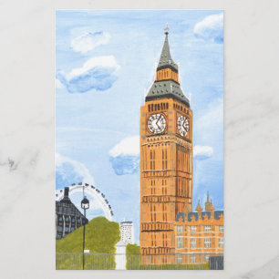London Big Ben Stationery