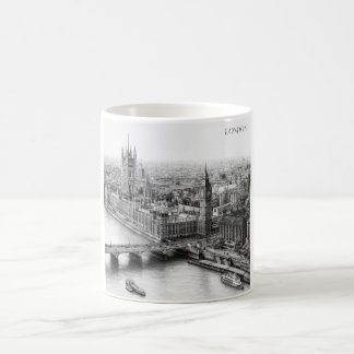 London Black and White Sketch Mug